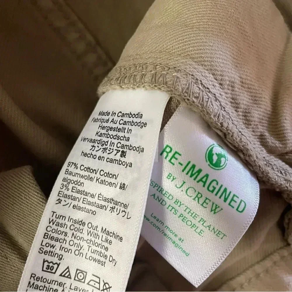 J.Crew Straight-fit garment-dyed five-pocket pant